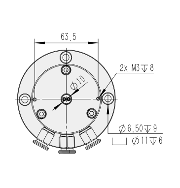 Четырехходовой клапан регулирования подачи воздуха