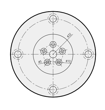 Пятиходовой распределитель давления масла