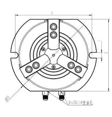 KL-Y Вертикальный гидравлический патрон