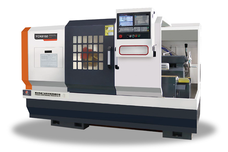 Токарный станок с плоской станиной и жесткой направляющей Токарный станок с ЧПУ