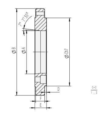 Соединительный фланец